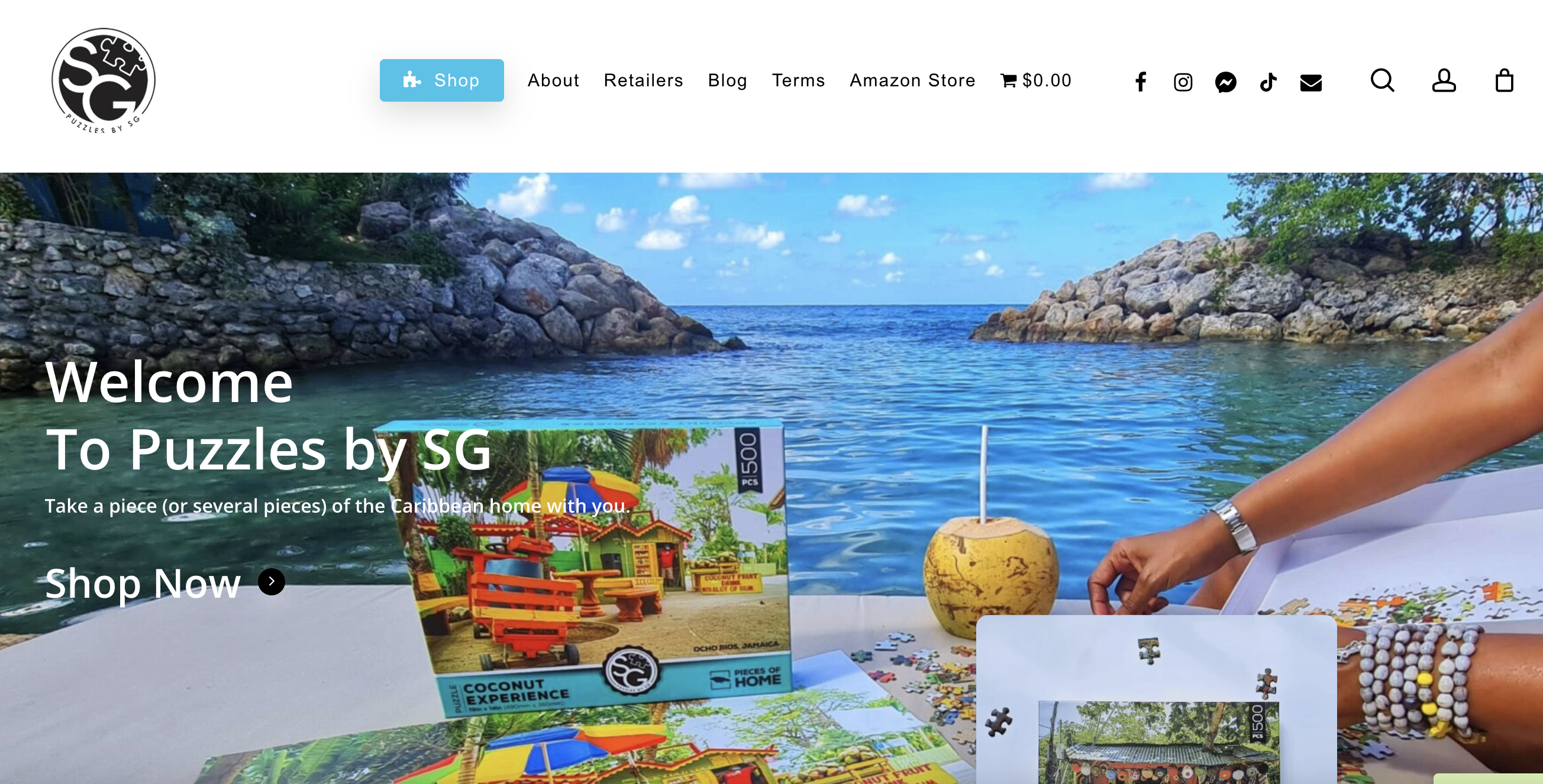 Puzzles By SG E-Commerce Website Project