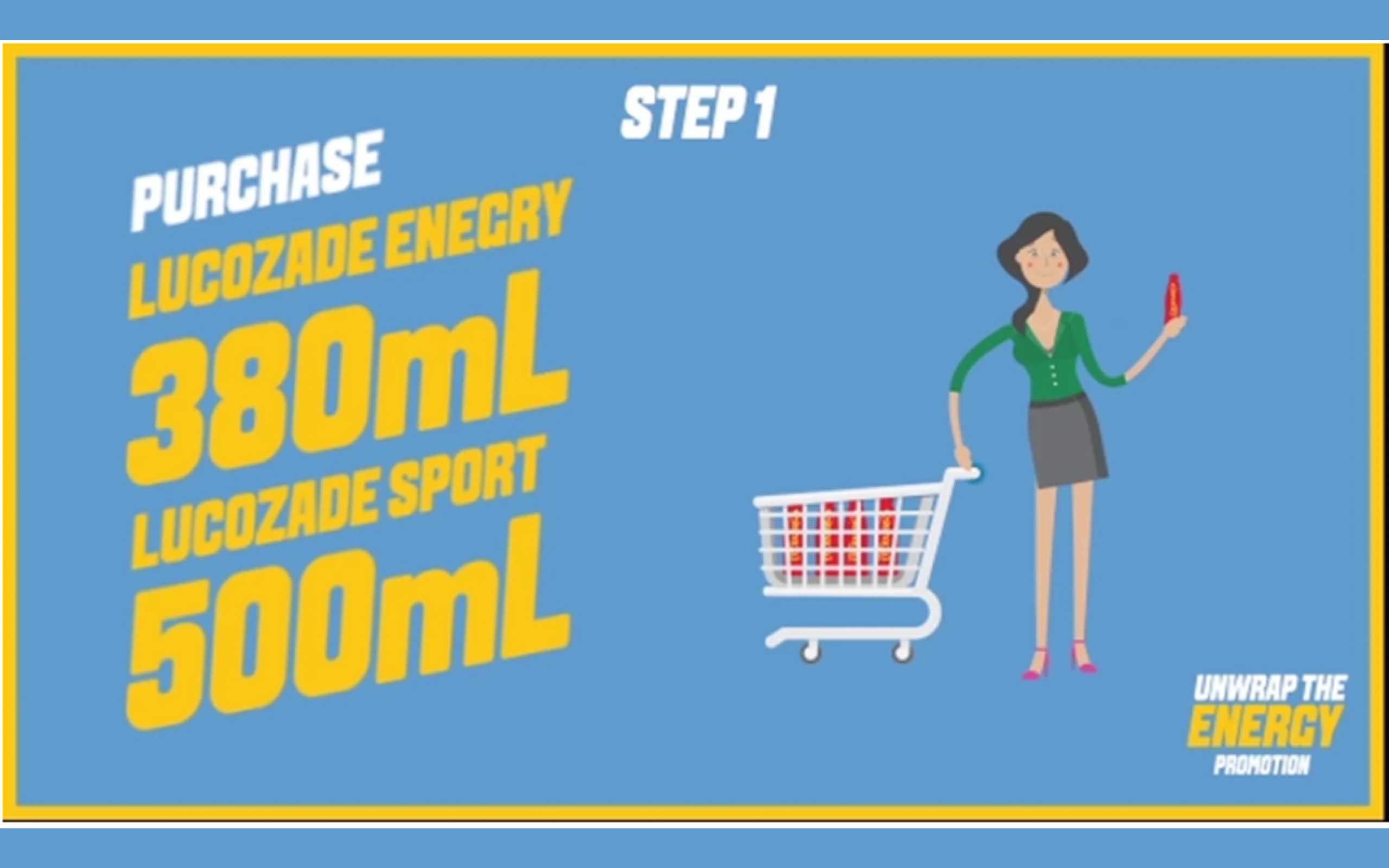 Lucozade | Unwrap The Energy Instructions