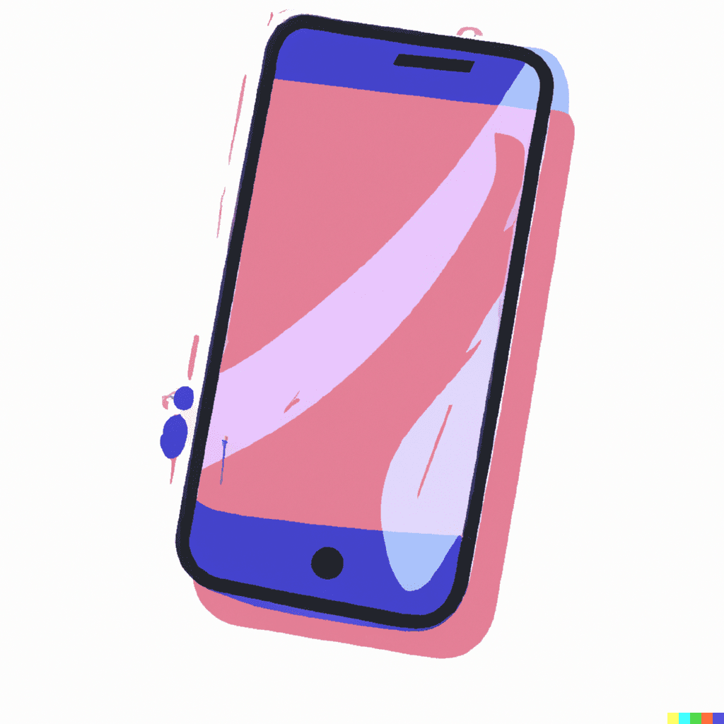 Abstract illustration of a mobile phone highlighting the importance of mobile-friendly websites for restaurants.